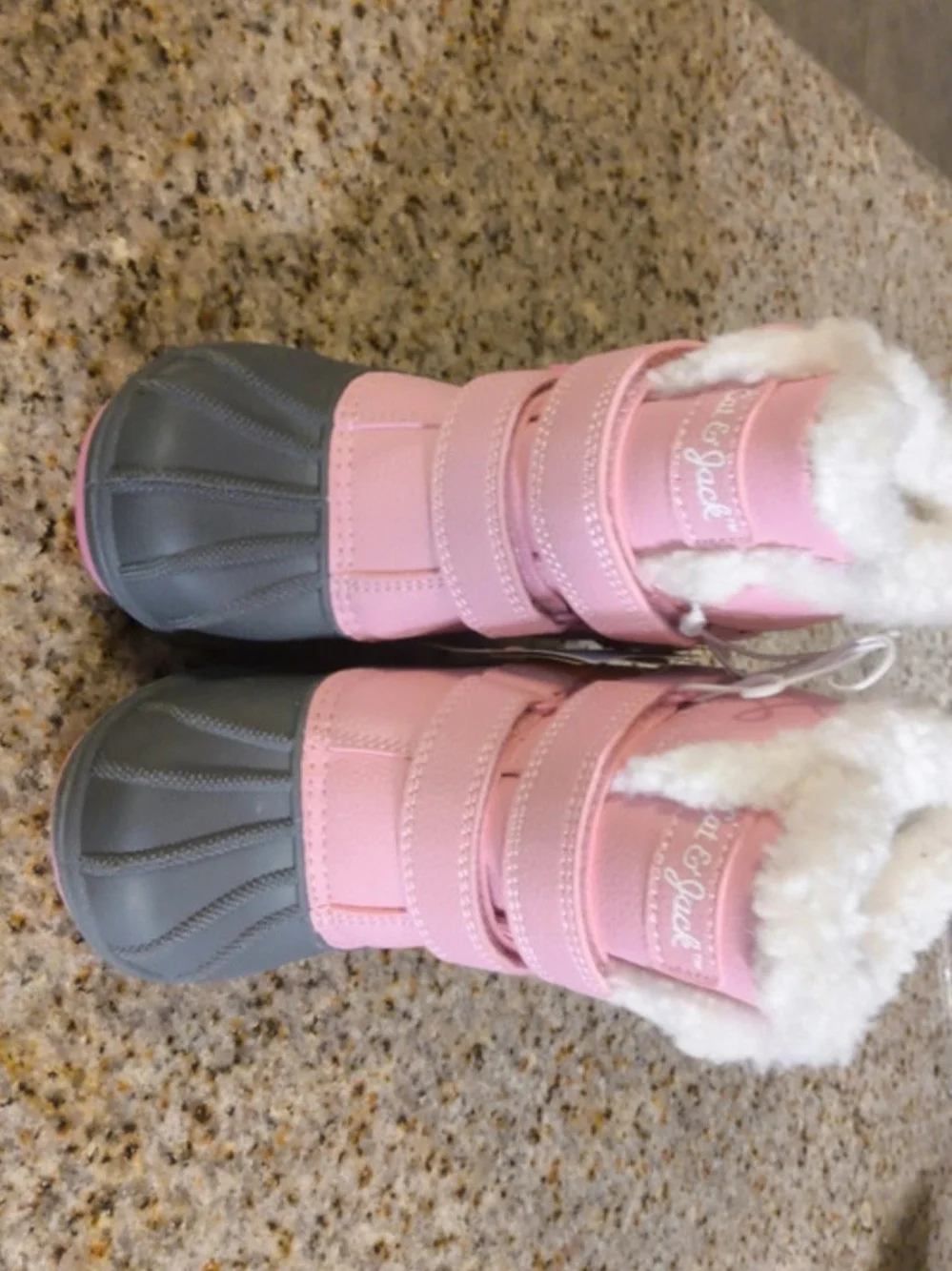 Kids Pink Winter Boots